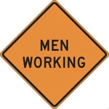 Accuform ROLLUP CONSTRUCTION SIGN MEN FRC308RV FRC308RV